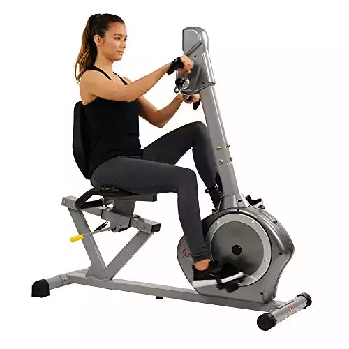 Sunny Recumbent Bike with Arm Exerciser (SF-RB4631)