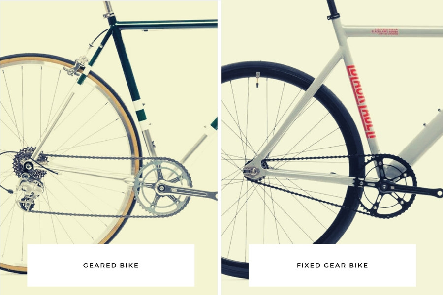 fixed vs geared bike