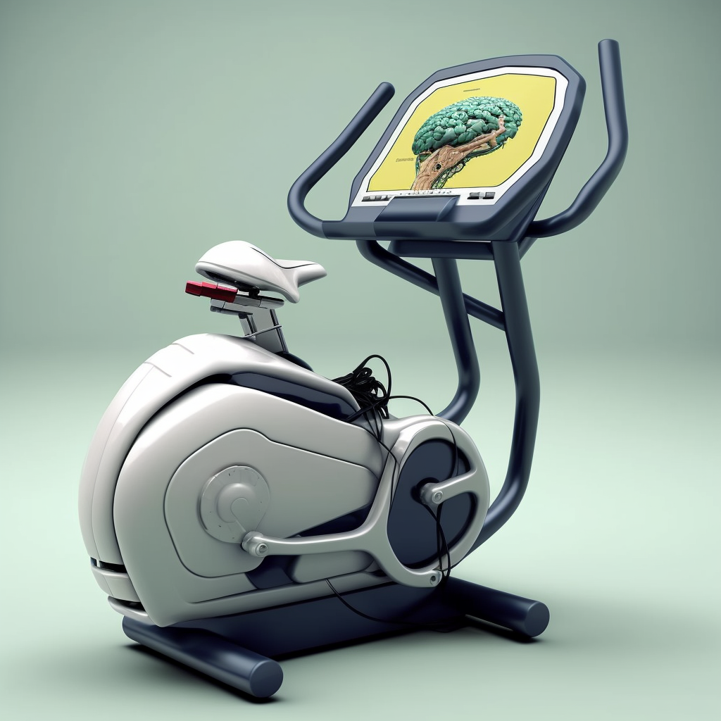 an exercise bike with a Brain Computer Interface that 36d4f944 bc3c 4b27 bff3 a6e21af18aff