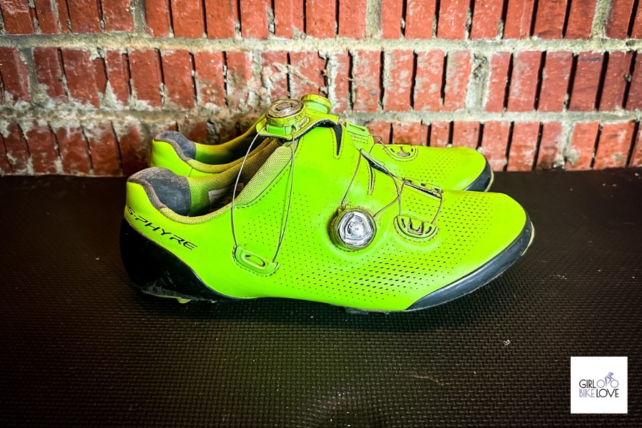 indoor cycling shoes yellow
